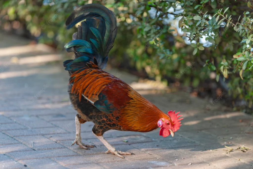 Gallus gallus es el nombre científico para el pollo doméstico