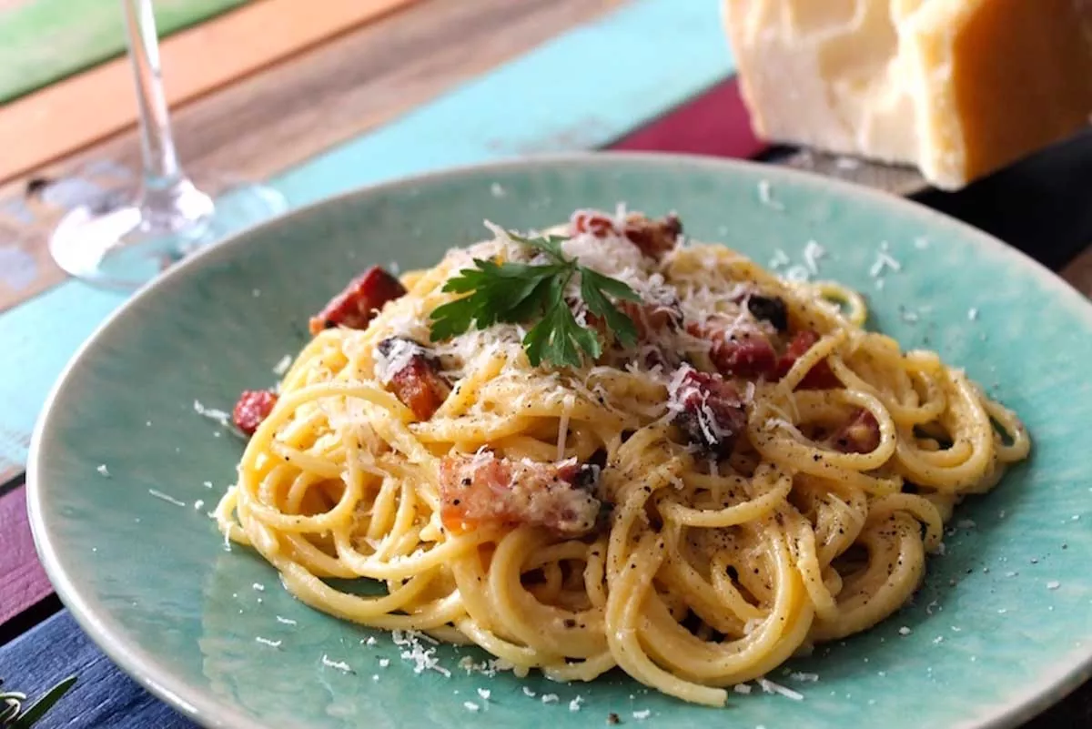 La auténtica receta de la carbonara italiana