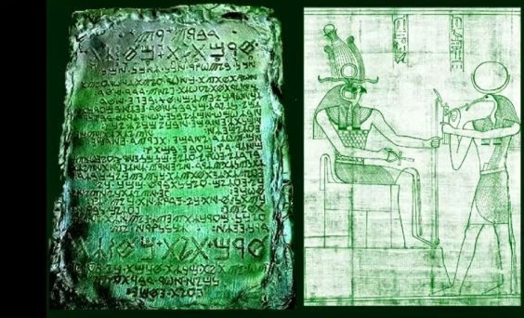 ¿Cuál es la historia detrás de la tabla esmeralda de Hermes