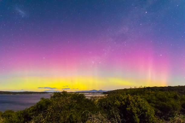Exosfera y auroras australes: el espectáculo colorido del polo sur